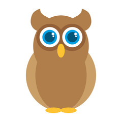 owl bird isolated icon vector illustration design