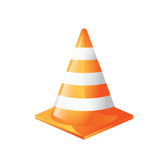 Traffic Cone Vector Illustration