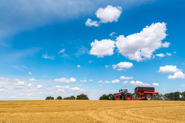 Fototapeta premium Large view on the combine
