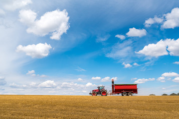 Fototapeta premium Large view on the combine