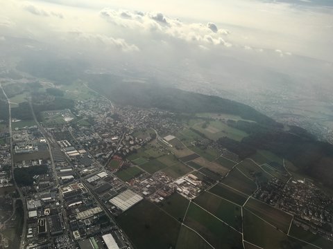Swiss air landscape