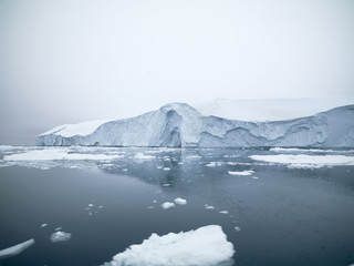 Les icebergs sont sur l& 39 océan Arctique