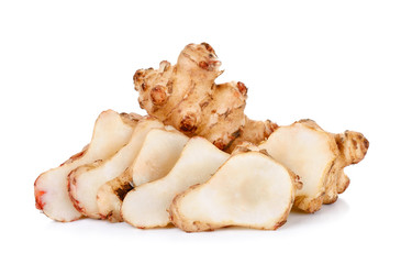 sunchoke isolated on the white background