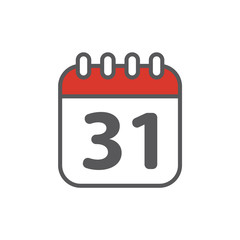 simple calendar icon vector illustration