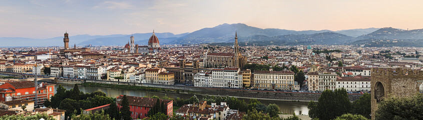 Naklejka premium Florence City rise pan