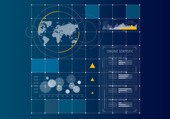 Digital user interface . Mixed media