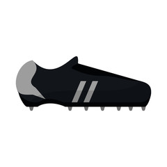 Shoes icon. Soccer sport hobby competition and game theme. Isolated design. Vector illustration