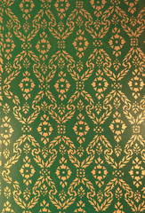 Thai traditional Background or Thai art pattern