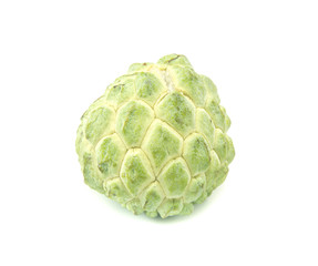 custard apple on white background
