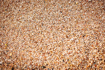 small pebbles background. warm shades