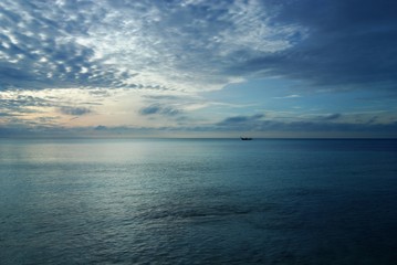 Seascape scene in nature