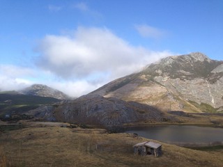 Mountain landscape in north of Spain 