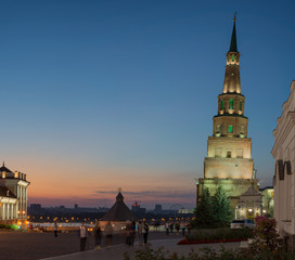 Obraz premium Suyumbike tower. Kazan city, Russia