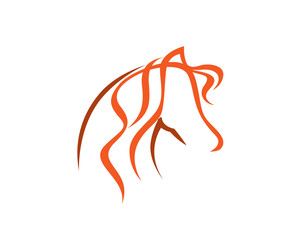 Horse and Red Mare Logo
