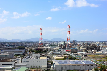 福岡県北九州市　工場風景