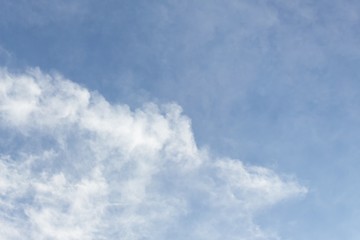 Blue sky and Cloud