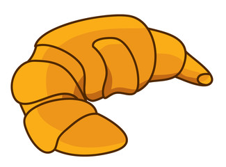 Croissant icon. sant.