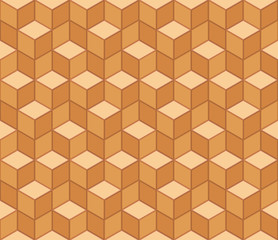 Multicolored pattern of hexagons. 