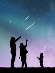 Obraz premium shooting stars