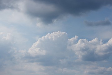 Fototapeta na wymiar blue sky with clouds. blue sky and motion raincloud on clouds