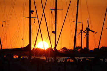 Sonnenuntergang Ostsee