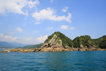 高知県土佐清水市 見残し海岸の風景