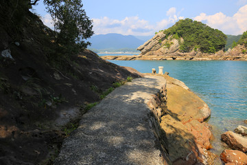 Fototapeta premium 高知県土佐清水市 見残し海岸の風景