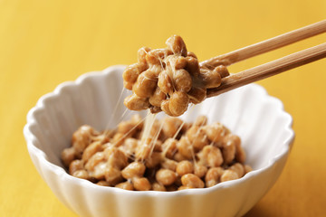 納豆　Japanese fermented soybeans