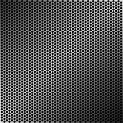 hexagon grid metalic background