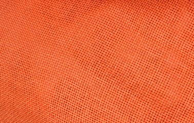 Close Up Background of Orange Textile Texture