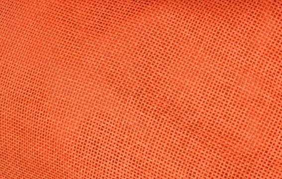 Close Up Background of Orange Textile Texture