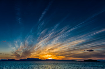 Fototapeta na wymiar Norwegian sunrise 