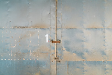 Gate in the abandoned godown