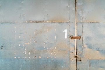 Gate in the abandoned godown