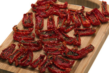 Sun-dried tomatoes.