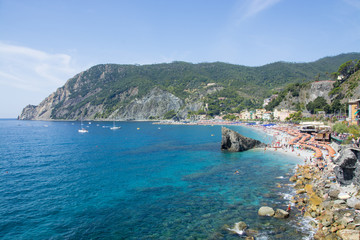 Playa de Cinque terre, Toscana, Italia