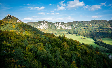 Fototapeta na wymiar Slovakian mountains Sulov