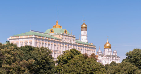 Fototapeta na wymiar Panoramic view. Moscow Kremlin. Russia