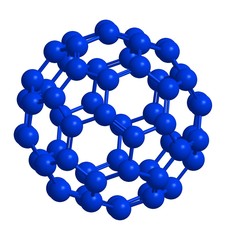 Molecular structure of fullerene