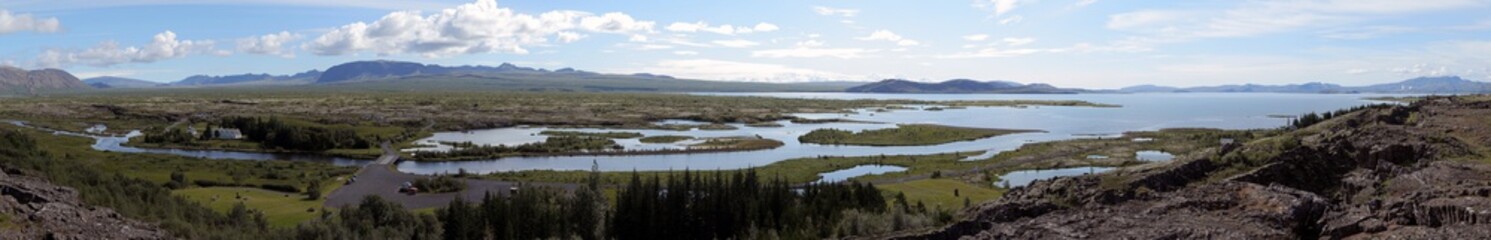 Thingvallavatn Lake in Thingvellir National Park, Iceland
