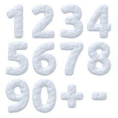 Snow numbers set