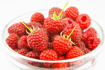 ripe raspberries