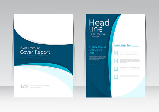 Vector design for Cover Report Brochure Flyer Poster in A4 size