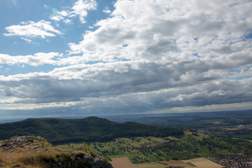 Fototapeta premium Schwäbisches Albvorland im Herbstgewand