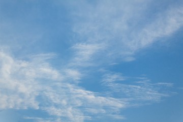 Blue sky and Cloud ,The vast blue sky and Soft Cloud