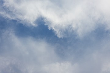 Blue sky and Cloud ,The vast blue sky and Soft Cloud