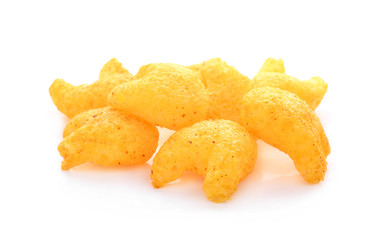 crispy cracker isolated on white