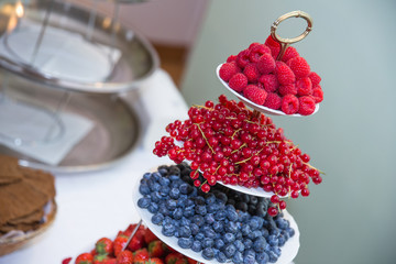 Fresh berries on the table