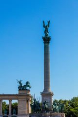 Fototapeta na wymiar Heldenplatz in Budapes