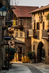 Spanish village - replicas of characteristic houses from all regions of Spain